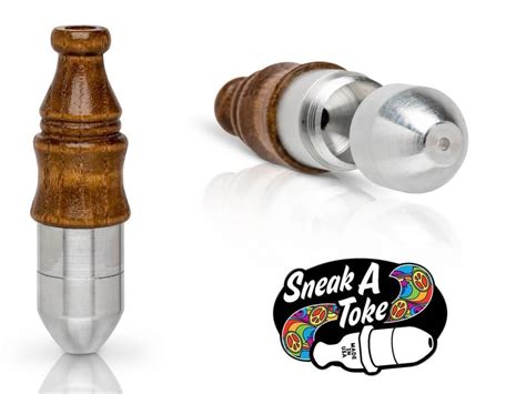 The Original <b>Sneak</b> <b>A Toke</b> with <b>wood</b> mouthpiece pipes are self-extinguishing. . Sneak a toke wooden